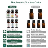 Aceites aromáticos Brumiva 10 ml - 33 aromas para difusor, velas y jabones