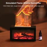 Humidificador de llama Brumiva - Chimenea de vapor con luz LED