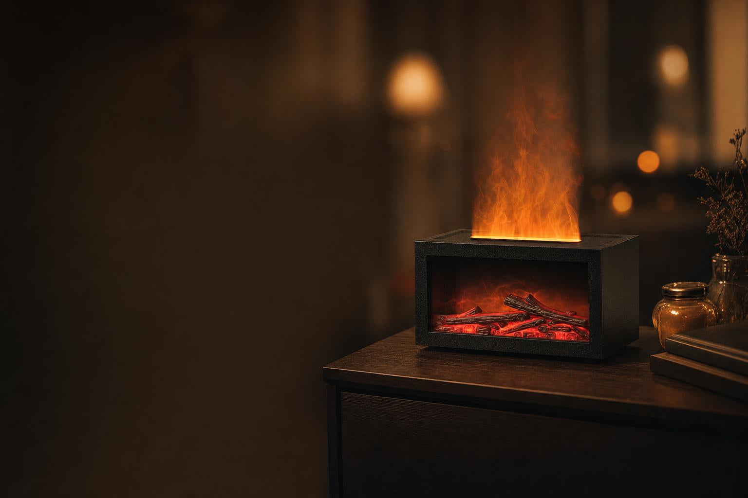 Una chimenea de vapor para cada noche